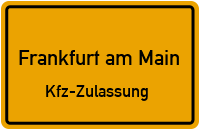 Zulassungstelle Frankfurt am Main